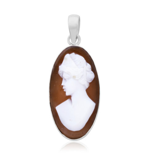 Cameo Pendant in Sterling Silver - Image 4