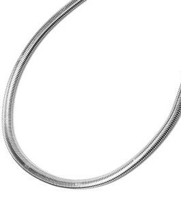 Herringbone Necklace 20 Inch in Stainless Steel