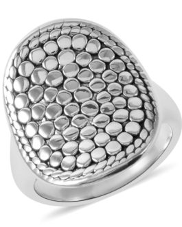 Texture Ring in Sterling Silver