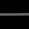 Italian 3 Strand Necklace 18 Inch in Platinum Over Sterling Silver 6.6 Grams - Image 2