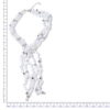 White Quartzite, Multi Gemstone Lariat Necklace (19 in) in Silvertone 926.50 ctw - Image 4