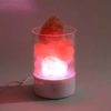 White Crystal Himalayan Salt Lamp with USB Cable - Image 3