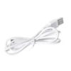 White Crystal Himalayan Salt Lamp with USB Cable - Image 4